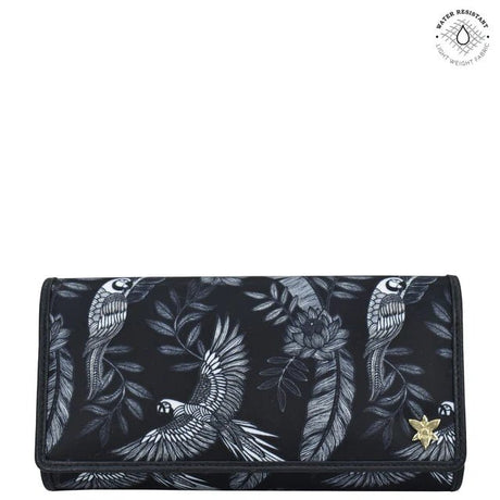 Anuschka printed nylon wallet jungle macaws - Okotoks HC Pharmacy