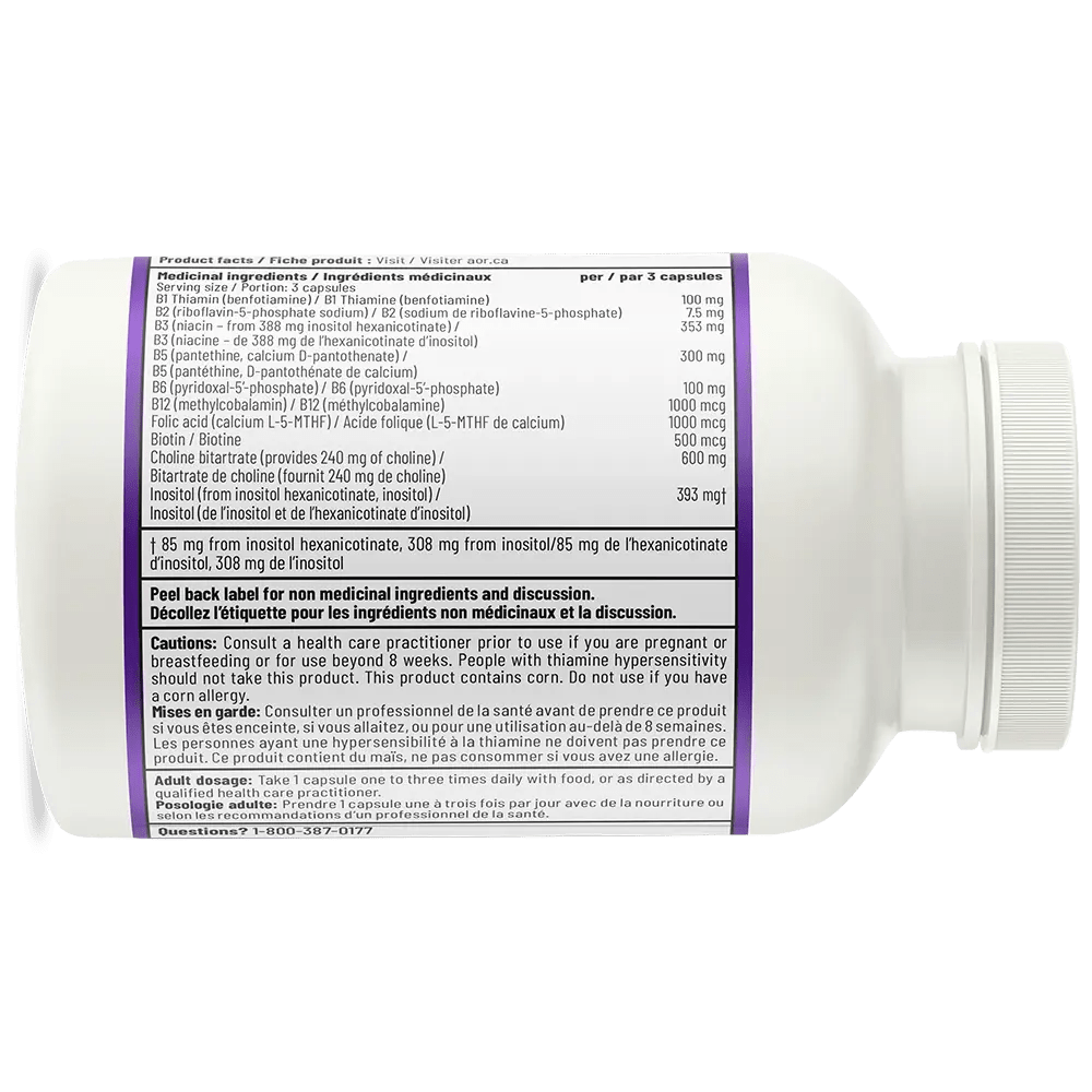 AOR Advanced B Complex 180 - Okotoks HC Pharmacy