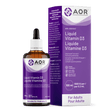 AOR Liquid Vitamin D3 bottle and packaging on a white background - Okotoks HC Pharmacy