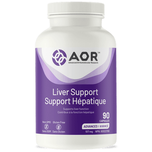 AOR Liver Support supplement bottle on a white background - okotoks hc pharmacy