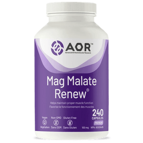 AOR Mag Malate Renew 240 Capsules - okotoks hc pharmacy