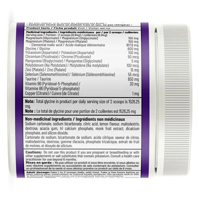 AOR Magnesium Synergy Powder - Okotoks HC Pharmacy