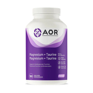 AOR Magnesium + Taurine 180 Veg Capsules - Okotoks HC Pharmacy