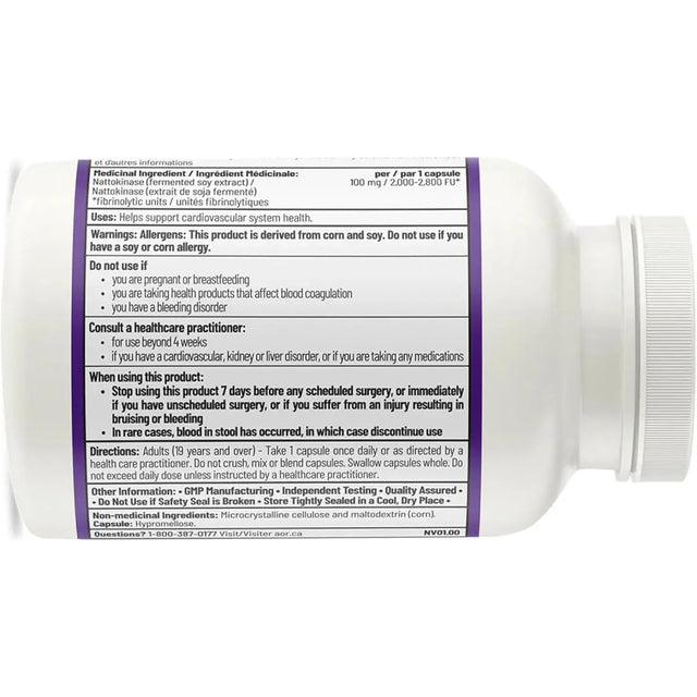 AOR Nattokinase - Okotoks HC Pharmacy