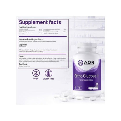 AOR Ortho Glucose II - 90 Capsules -okotoks hc pharmacy