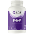 Supplement bottle labeled 'P-5-P' by AOR on a white background - okotoks hc pharmacy