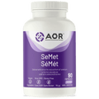 AOR SeMet supplement bottle on a white background - okotoks hc pharmacy
