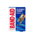 Band-Aid Flexible Fabric bandages packaging on a white background - okotoks hc pharmacy