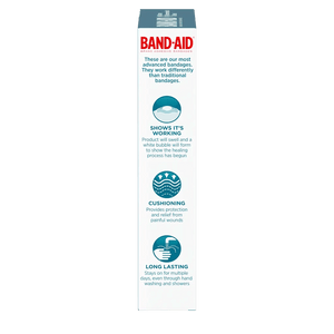 Band-Aid packaging on a white background - okotoks hc pharmacy