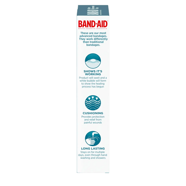 Band-Aid packaging on a white background - okotoks hc pharmacy