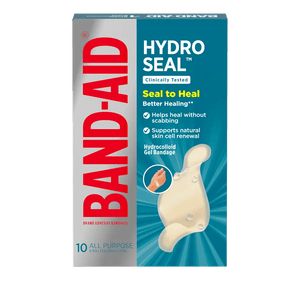 BAND-AID Hydro Seal packaging on a white background - okotoks hc pharmacy