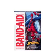 Band-Aid Spider-Man packaging on a white background - okotoks hc pharmacy