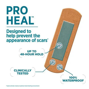 Pro Heal bandage with text highlighting features on a white background - okotoks hc pharmacy