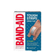 Band-Aid Tough Strips Finger-Care packaging on a white background - okotoks hc pharmacy
