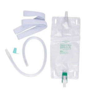 Bard DISPOZ-a-BAG® Leg Bag with Anti-Reflux Valve, 18" Extension Tube & Fabric Straps - okotoks hc pharmacy