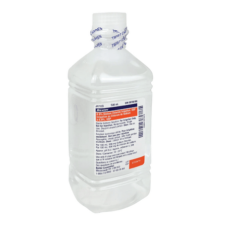 Baxter Sodium Chloride 0.9% Saline Solution for Irrigation 500ml - okotoks hc pharmacy