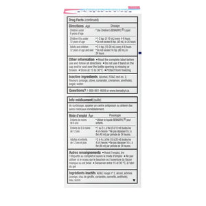 Drug facts label on a white background - okotoks hc pharmacy