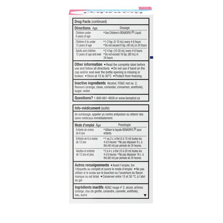 Drug facts label on a white background - okotoks hc pharmacy
