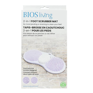 BIOS living 2-in-1 foot scrubber mat packaging on a white background - okotoks hc pharmacy