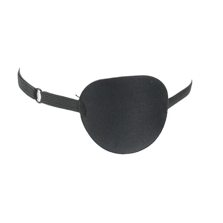 Black eye patch with a strap on a white background - okotoks hc pharmacy