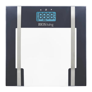 Digital body fat scale with BIOS living branding on a white background - okotoks hc pharmacy