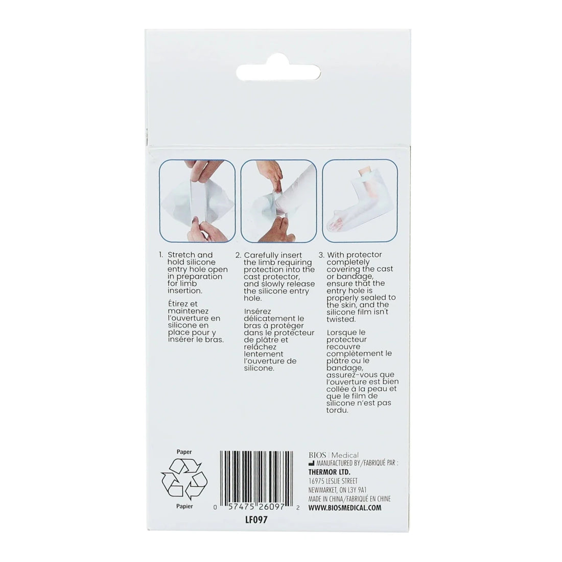 BIOS Long Arm Cast Protector - okotoks hc pharmacy