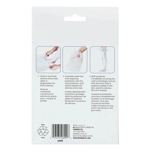 Back of a package showing three instructional panels with hand and application diagrams, plus a barcode and small text including Thinner Co., Ltd. - okotoks hc pharmacy