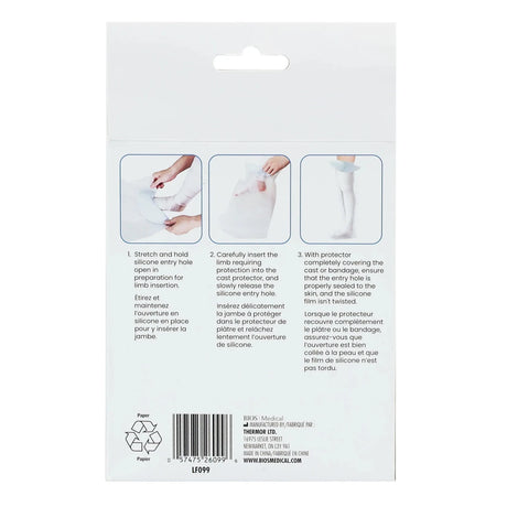 Back of a package showing three instructional panels with hand and application diagrams, plus a barcode and small text including Thinner Co., Ltd. - okotoks hc pharmacy