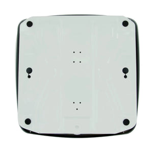 White square object with black circular features on a white background - okotoks hc pharmacy