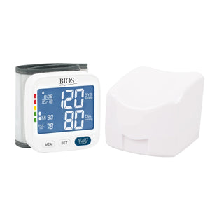 BIOS Wrist Blood Pressure Monitor – W200 with storage case - okotoks hc pharmacy