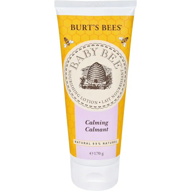 Burt's Bees Baby Bee Calming lotion tube on a white background - okotoks hc pharmacy