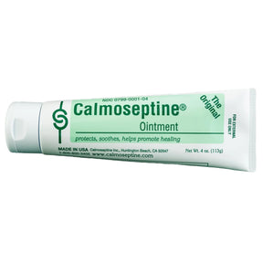 Tube of Calmoseptine Ointment on a white background - Okotoks HC Pharmacy