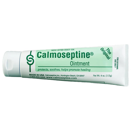 Tube of Calmoseptine Ointment on a white background - Okotoks HC Pharmacy