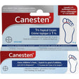 Canesten 1% topical cream packaging with red and blue design - okotoks hc pharmacy