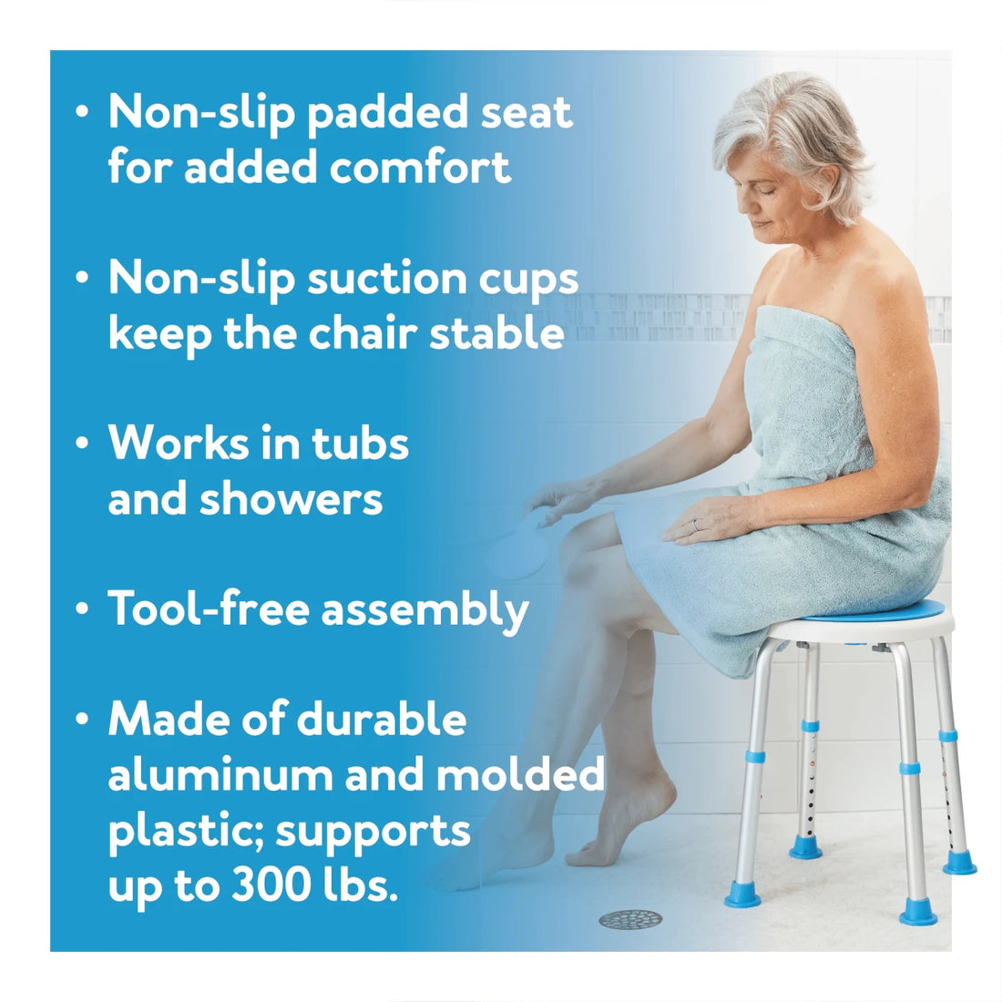 Carex Swivel Shower Stool - okotoks hc pharmacy