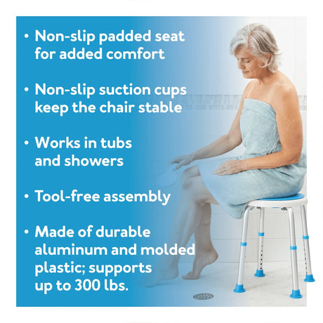 Carex Swivel Shower Stool - okotoks hc pharmacy