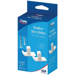 Carex Walker Ski Glides packaging on a white background - okotoks hc pharmacy