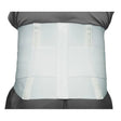 White waist support belt worn by a person on a white background - okotoks hc pharmacy