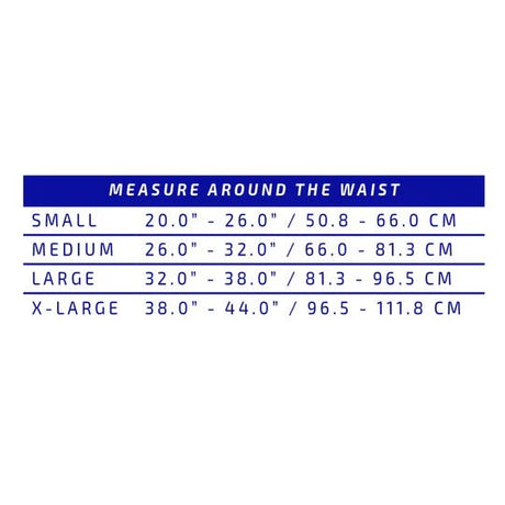 Champion Sports Support C-81 size chart - okotoks hc pharmacy