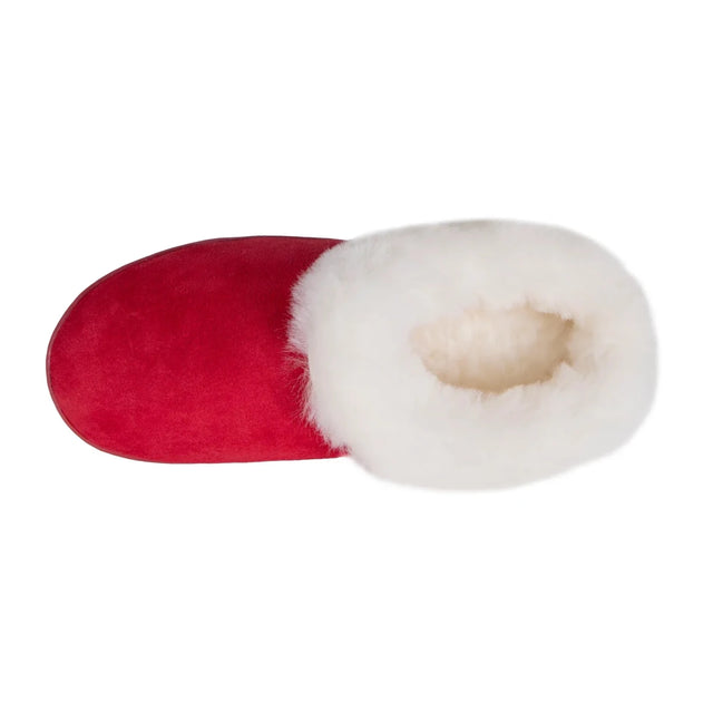 Red and white slipper on a white background - okotoks hc pharmacy