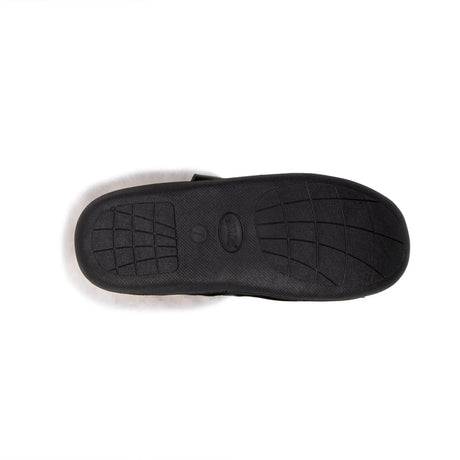 Black sandal with sole texture on a white background - okotoks hc pharmacy