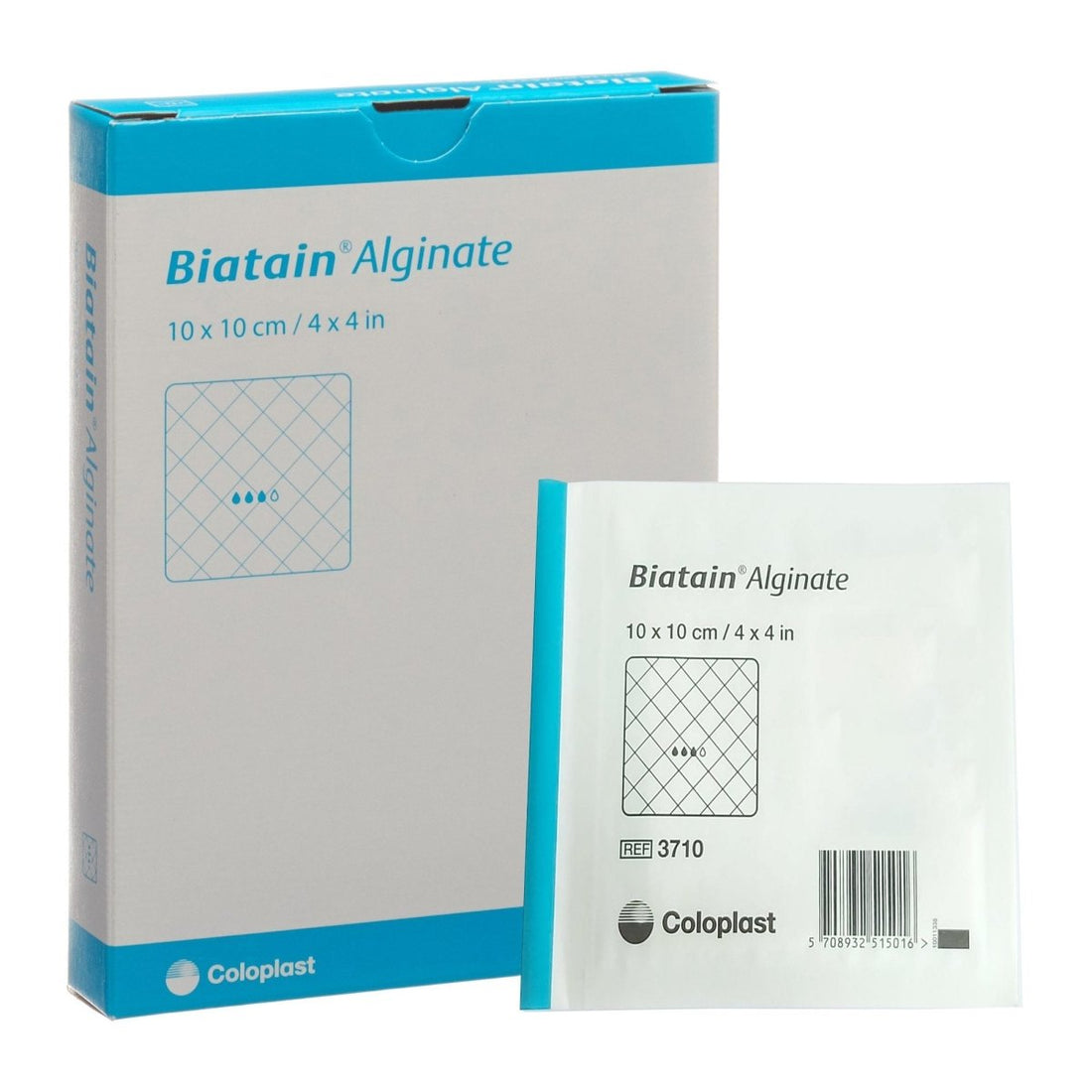 Biatain Alginate packaging by Coloplast on a white background - okotoks hc pharmacy