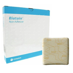 Biatain non-adhesive bandage packaging with a single bandage on a white background - okotoks hc pharmacy