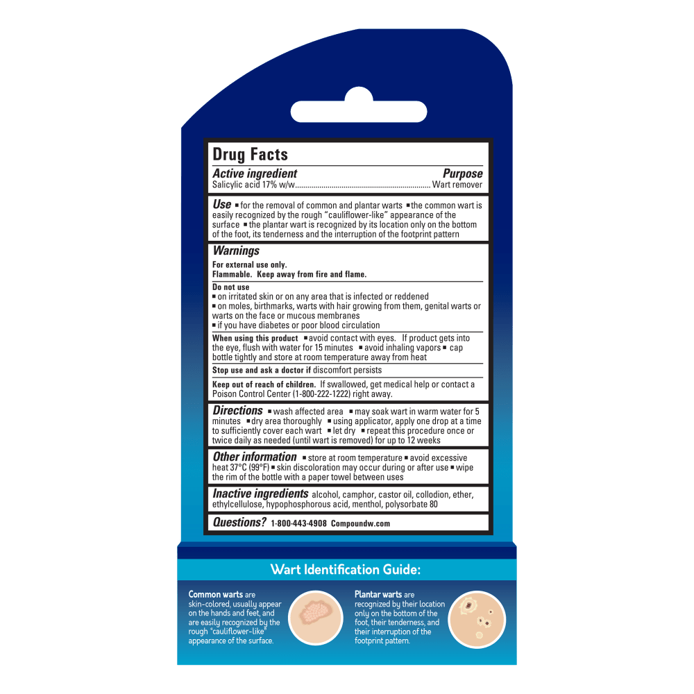 Blue package with text and images on a white background - okotoks hc pharmacy