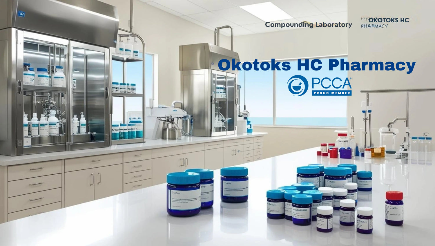 Okotoks HC custom medication compounding PCCA lab