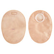 Two beige ostomy bags on a white background - okotoks hc pharmacy