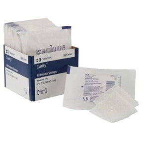 Curity all-purpose sponges packaging on a white background - okotoks hc pharmacy