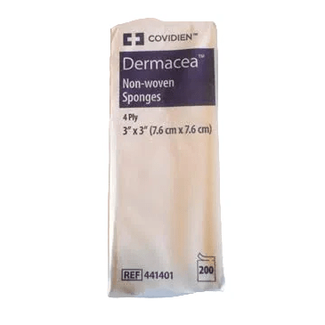 Covidien Dermacea Non-Woven Gauze Sponges - okotoks hc pharmacy