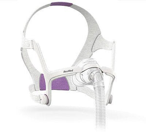 ResMed full-face mask with hose on a white background - okotoks hc pharmacy
