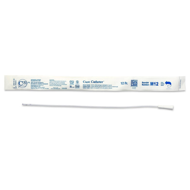 Cure Catheter with packaging on a white background - okotoks hc pharmacy